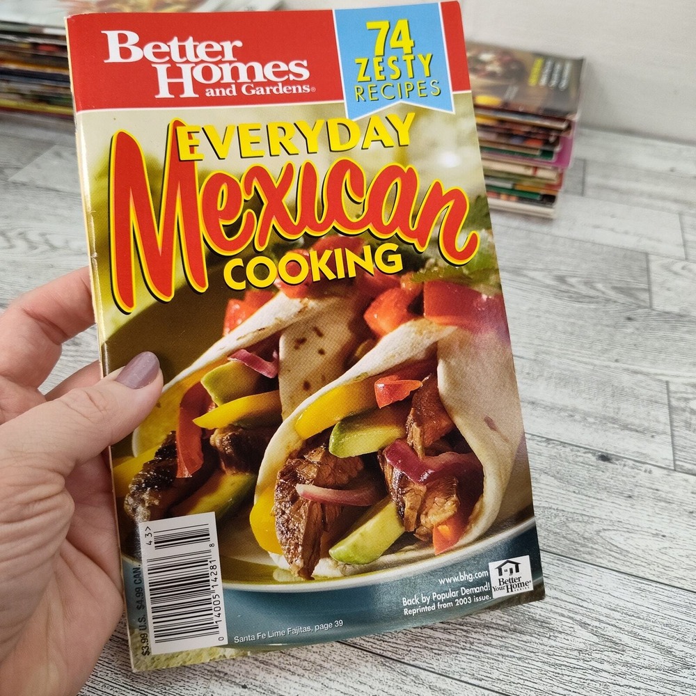 Everyday Mexican Cooking BHG Cookbook Booklet Recipe flavor-forward comfort2004